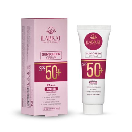کرم ضدآفتاب ضدلک رنگی ایلابرت (بژ طبیعی) +SPF50