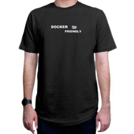 تیشرت برنامه نویسی طرح Docke friendly