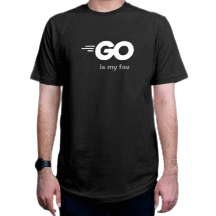 تیشرت برنامه نویسی طرح Go is my fav