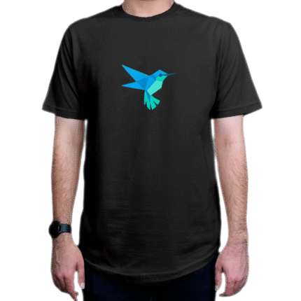 تیشرت برنامه نویسی طرح Dart bird