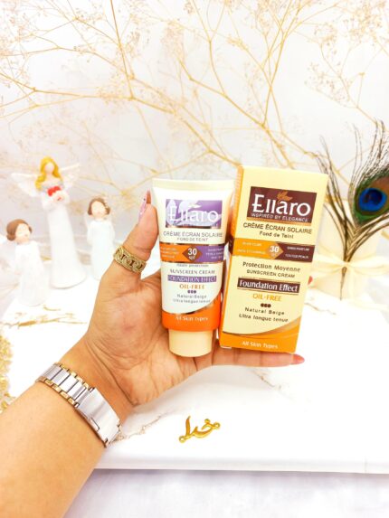 ضد آفتاب رنگی الارو SPF 30 مدل Oil free اورجینال