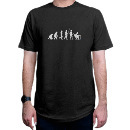 تیشرت برنامه نویسی طرح Programming Humanity Evolution