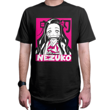 تیشرت انیمه طرح Demon Slayer شیطان کش شخصیت Nezuko Kamado نزوکو کامادو کد DS3_4