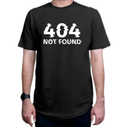 تیشرت برنامه نویسی طرح ERROR 404