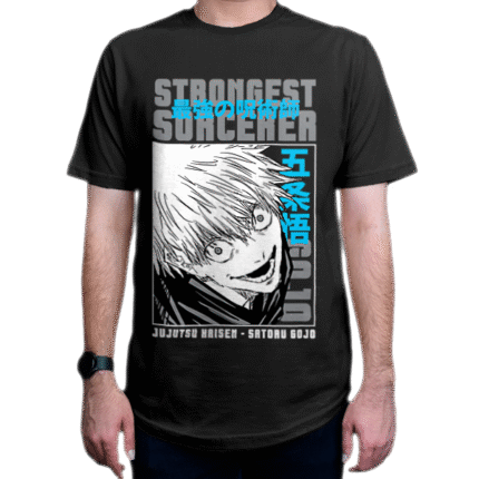 تیشرت انیمه طرح Jujutsu-Kaisen جوجوتسو کایسن شخصیت Satoru Gojo ساتورو گوجو JK3