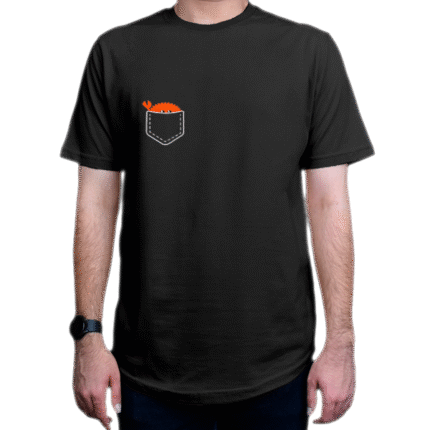 تیشرت برنامه نویسی طرح Rust Crab in pocket
