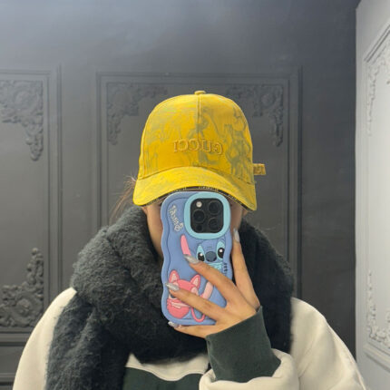 کلاه بیسبالی GUCCI زرد تای دای