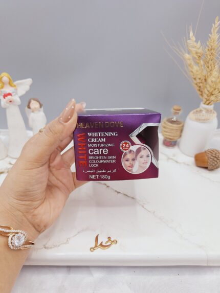 کرم کاسه ای مراقبت از پوست و سفید کننده HEAVEN DOVE کارتن بنفش کد HD_1061C