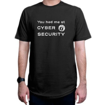 تیشرت برنامه نویسی طرح You had me at cyber security