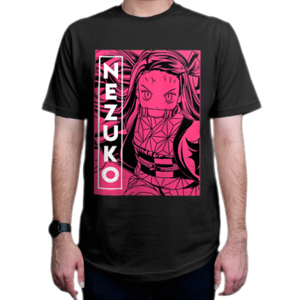 تیشرت انیمه طرح Demon Slayer شیطان کش شخصیت Nezuko Kamado نزوکو کامادو کد DS3_3