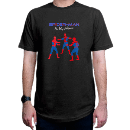 تیشرت طرح فیلم Spider-Man اسپایدر من No Way Home راهی به خانه نیست