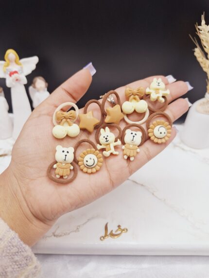 پک کش مو 10 عددی رنگ نود