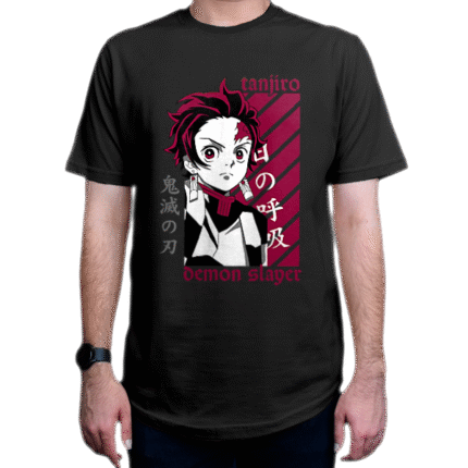 تیشرت انیمه طرح Demon Slayer شیطان کش شخصیت Tanjiro Kamado تانجیرو کامادو کد DS2-2