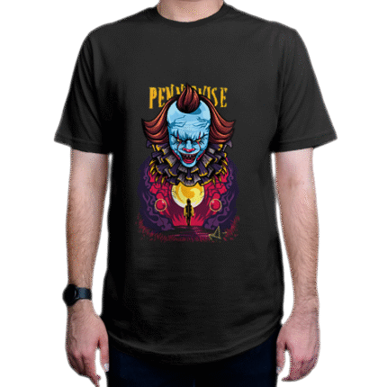 تیشرت طرح فیلم IT شخصیت Pennywise پنی وایز کد IT1-4