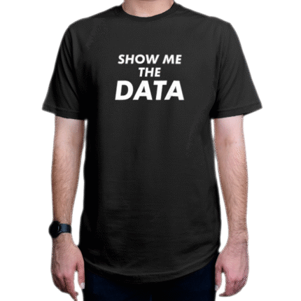 تیشرت برنامه نویسی طرح 1-Show Me The Data