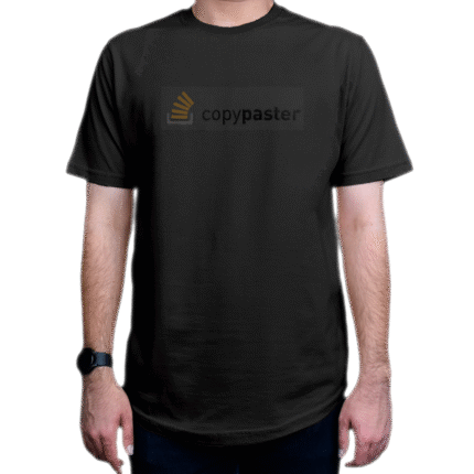 تیشرت برنامه نویسی طرح copy paster