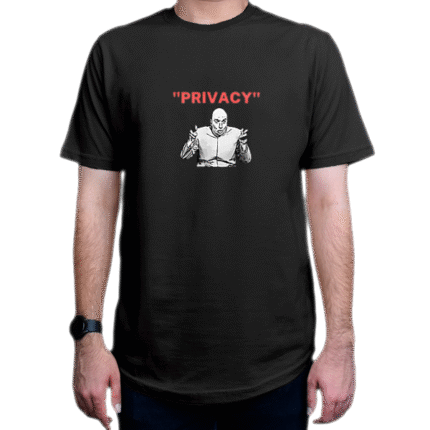 تیشرت برنامه نویسی طرح Privacy