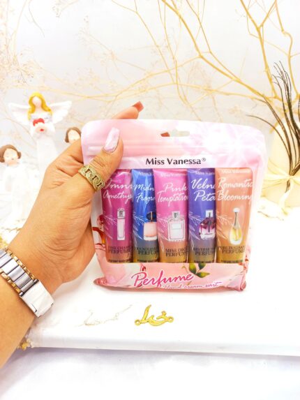 پک کرم دست 5 عددی Miss vanessa با رایحه عطر و میوه