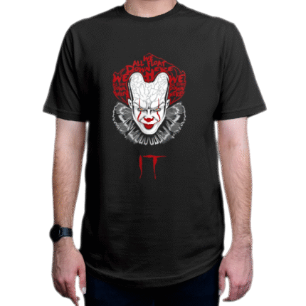تیشرت طرح فیلم IT شخصیت Pennywise پنی وایز کد IT1-5