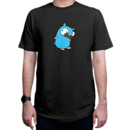 تیشرت برنامه نویسی طرح Bushy Mustache Gopher