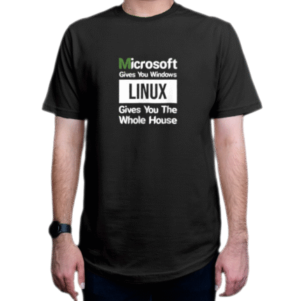 تیشرت برنامه نویسی طرح Microsoft Gives You Windows