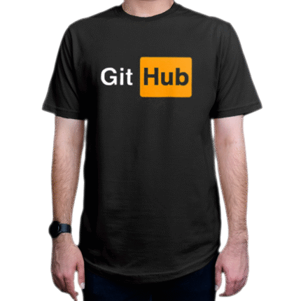 تیشرت برنامه نویسی طرح GitHub