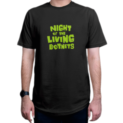 تیشرت برنامه نویسی طرح Night of the Living Botnets