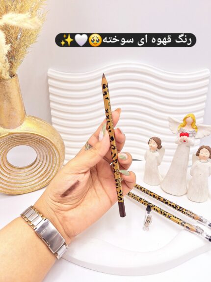 مداد چشم مشکی پلنگی تراش دار کد409