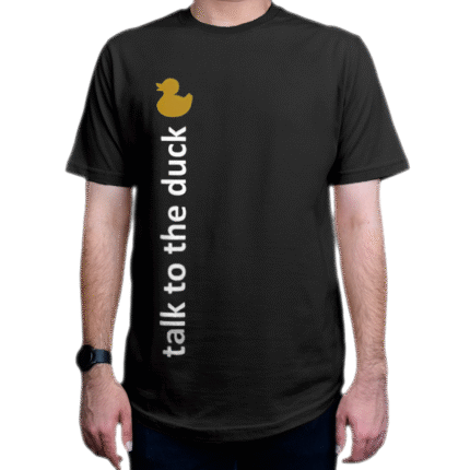 تیشرت برنامه نویسی طرح talk to the duck