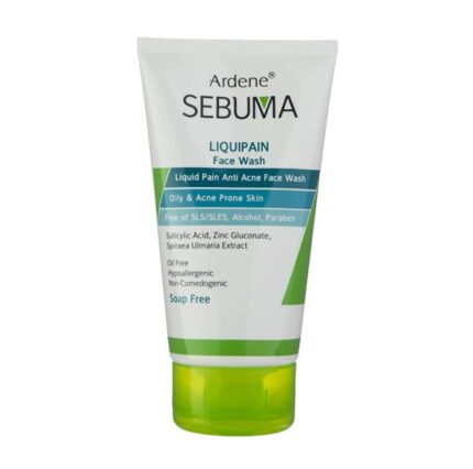 ژل شستشوی صورت آردن سری Sebuma مدل LIQUIPAIN مناسب پوست های چرب و جوش دار حجم 150 میلی لیتر