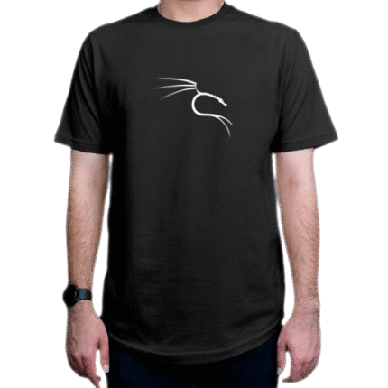 تیشرت برنامه نویسی طرح Kali Linux white