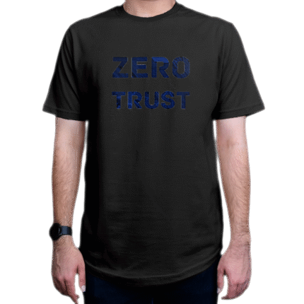 تیشرت برنامه نویسی طرح Zero Trust