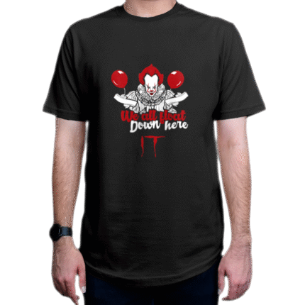 تیشرت طرح فیلم IT شخصیت Pennywise پنی وایز کد IT1-6