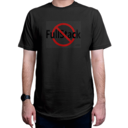 تیشرت برنامه نویسی طرح No FullStack