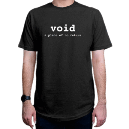 تیشرت برنامه نویسی طرح Void a Place of No Return