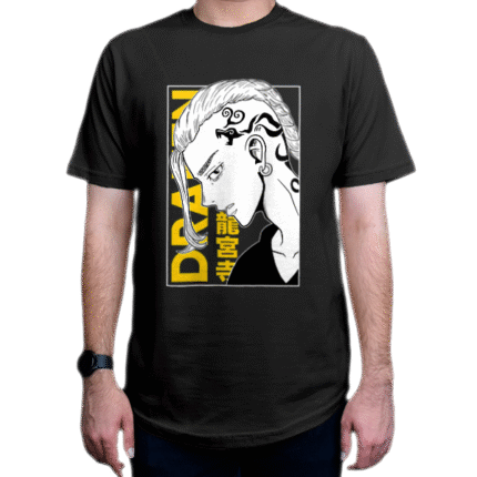 تیشرت طرح انیمه Tokyo Revengers انتقام جویان توکیو شخصیت Draken دراکن yellow زرد