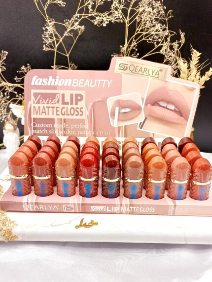 پک رژ مایع 9 تایی فشیون بیوتی fashion BEAUTTY کد QE 7107