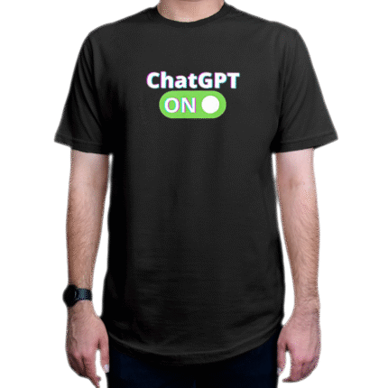 تیشرت برنامه نویسی طرح ChatGPT ON