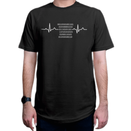 تیشرت برنامه نویسی طرح programmer heartbeat