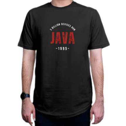 تیشرت برنامه نویسی طرح JAVA 1995