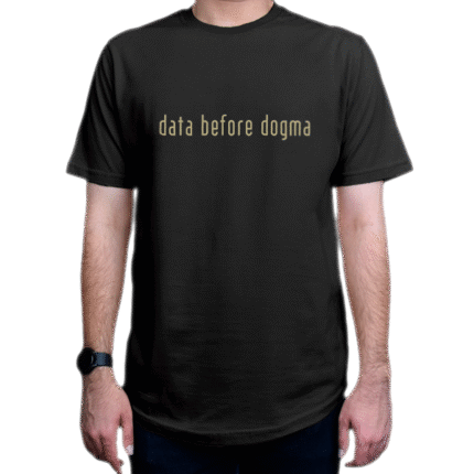 تیشرت برنامه نویسی طرح Data Before Dogma