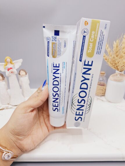 خمیر دندان سفید کننده سنسوداین sensodyne با محافظت در برابر دندان درد حجم 100 گرم کد 7809