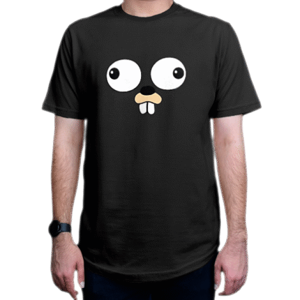 تیشرت برنامه نویسی طرح Gopher زبان GoLang