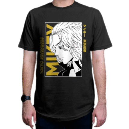 تیشرت طرح انیمه Tokyo Revengers انتقام جویان توکیو شخصیت Mikey مایکی yellow زرد