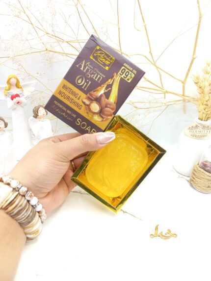 صابون سفید کننده و مغذی پوست هسته روغن آرگان مراکشی رانی Ranee کد 1675