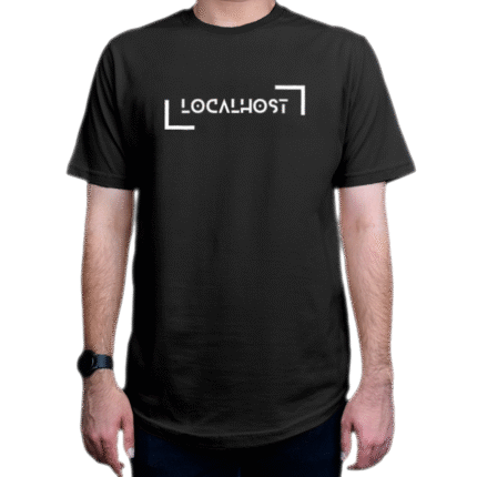 تیشرت برنامه نویسی طرح localhost