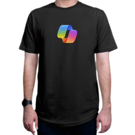 تیشرت برنامه نویسی طرح Microsoft Copilot AI