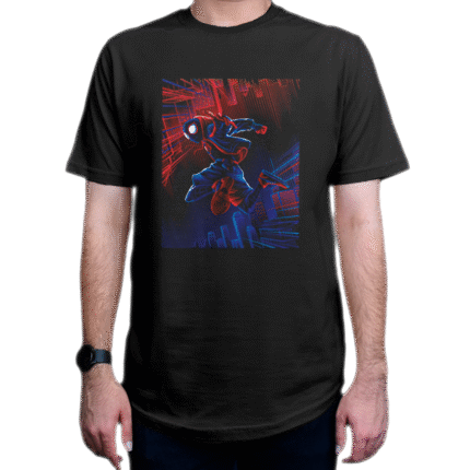تیشرت طرح فیلم Spider-Man اسپایدر من Into the Spider-Verse ورود به دنیای عنکبوتی