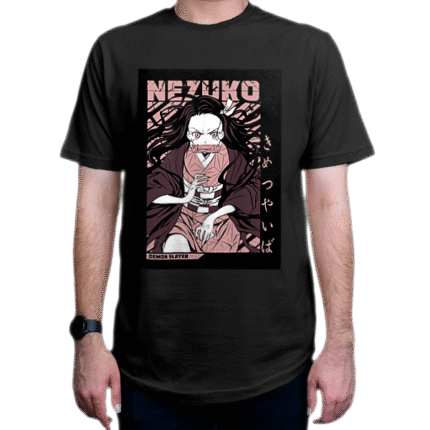 تیشرت انیمه طرح Demon Slayer شیطان کش شخصیت Nezuko Kamado نزوکو کامادو کد DS2-2