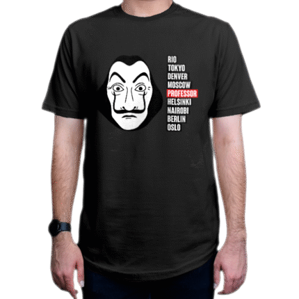 تیشرت طرح سریال Money Heist خانهٔ کاغذی MH4